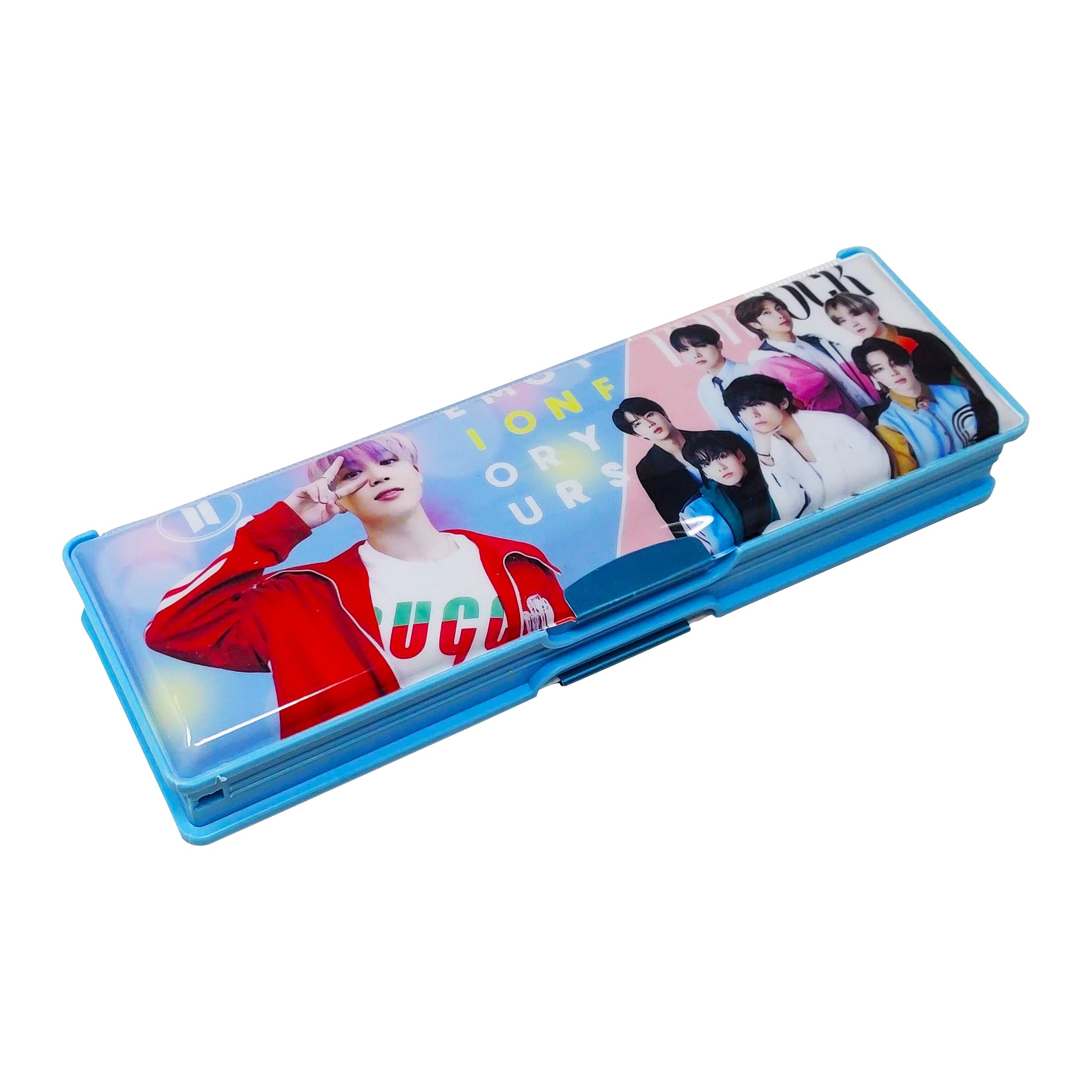 PARTEET Magnetic Closer Deal Side Pencil Box for Kids, BTS Army Theme Pencil Box for Boys, Pencil Case for Kids – Stationary Organizer Pencil Box(ASSORTED) (B0CF9G2PRB) Amazon Price History, Amazon Price Tracker