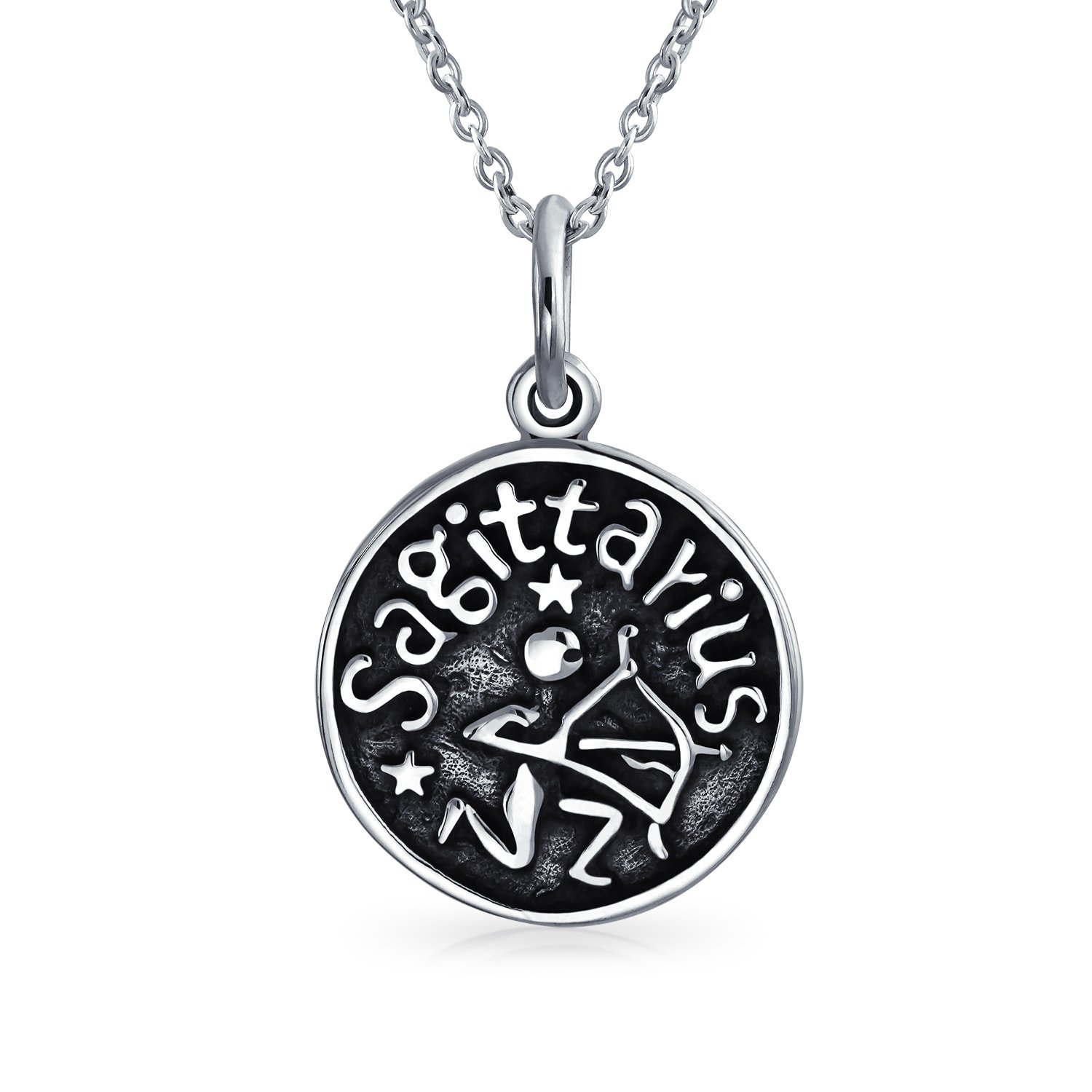 Personalizzare astrologia costellazione oroscopo celeste disco medaglione ciondolo zodiaco collana per le donne in argento sterling ossidato