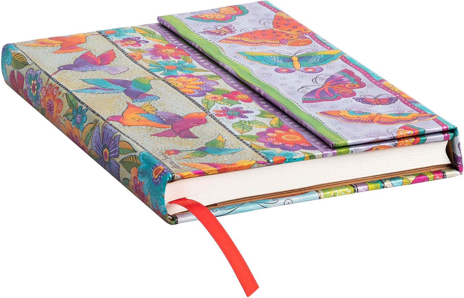 Paperblanks Hardcover Journal Hummingbirds & Flutterbyes, Bunt - Image 4