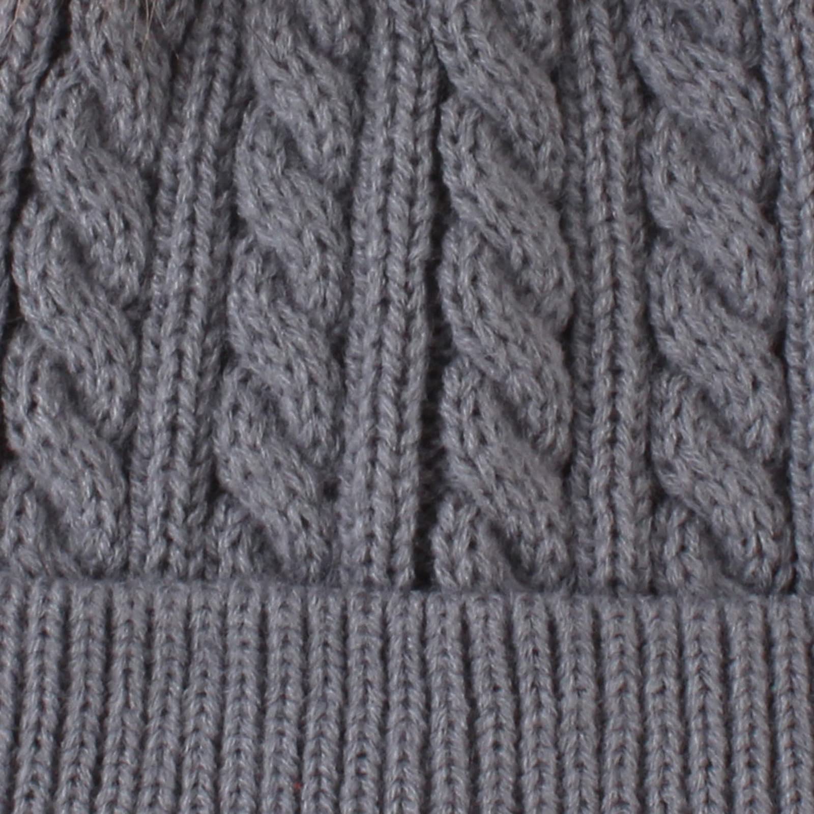 Gorro Cálido de Invierno de Algodón Teñido para Niños Y Niñas, Gorro de Punto para Niños, Gorro de Invierno para Niños Pequeños, Orejeras para Niños/Gray/One Size