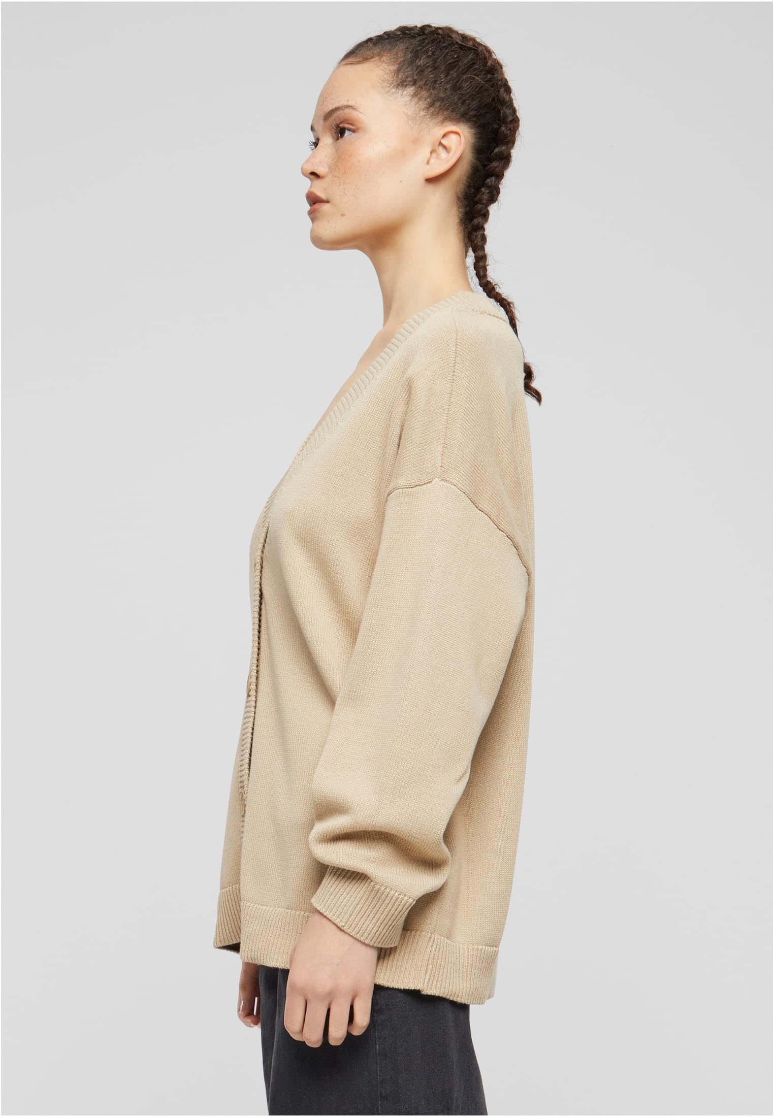 Urban Classics Kardigan Kobiety Damski Duży Kardigan Oversize