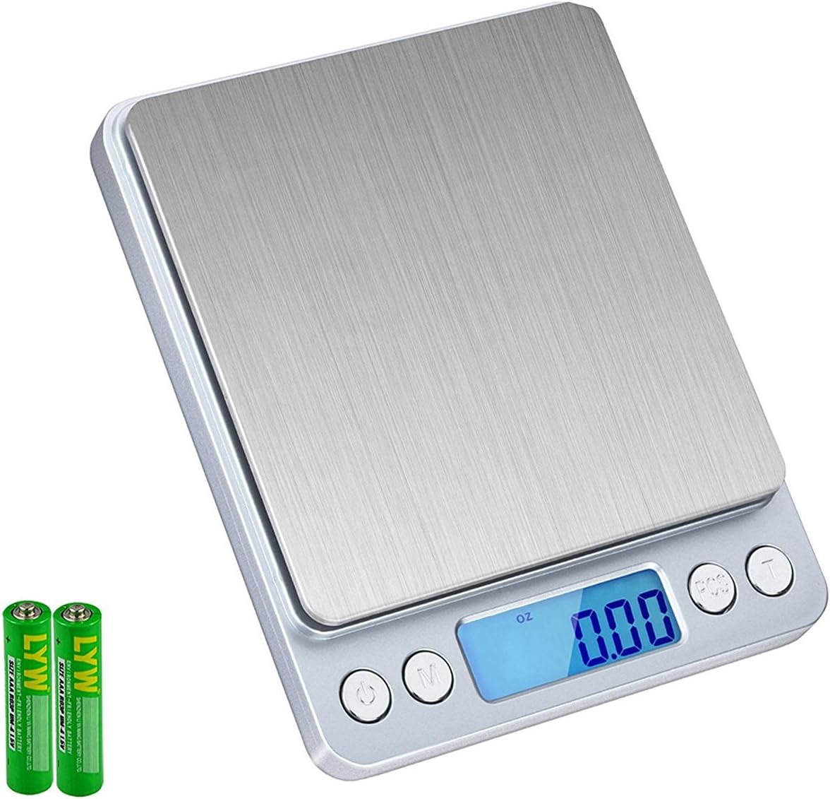 Food Scale, SKYROKU Kitchen Scale Digital Scale with LCD Display(Silver)