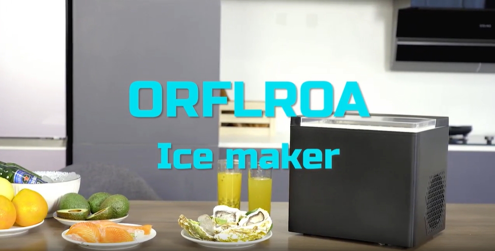 Image of Ice Makers Countertop, 9 Ice Cubes in 6 Mins Portable Ice Maker, 2 Sizes of Bullet Ice (S /L) Small Ice Machine for Home Kitchen Camping (Obsidian)