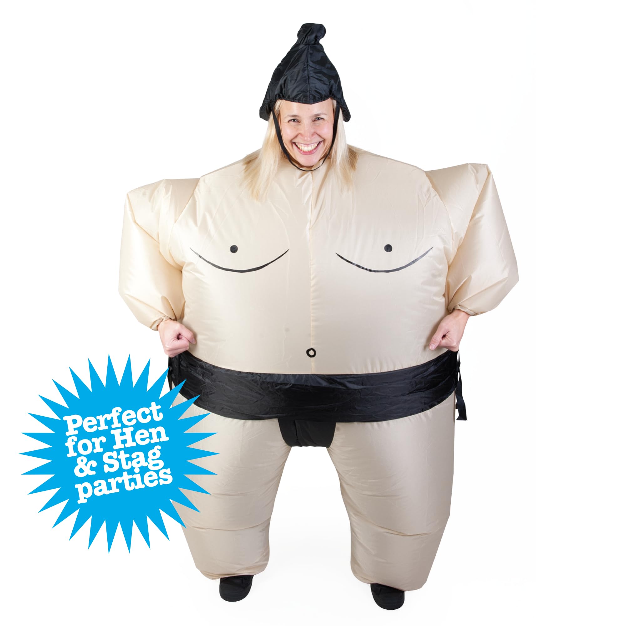 Funtime Gifts Inflatable Sumo Wrestler Costume - One Size - Chest