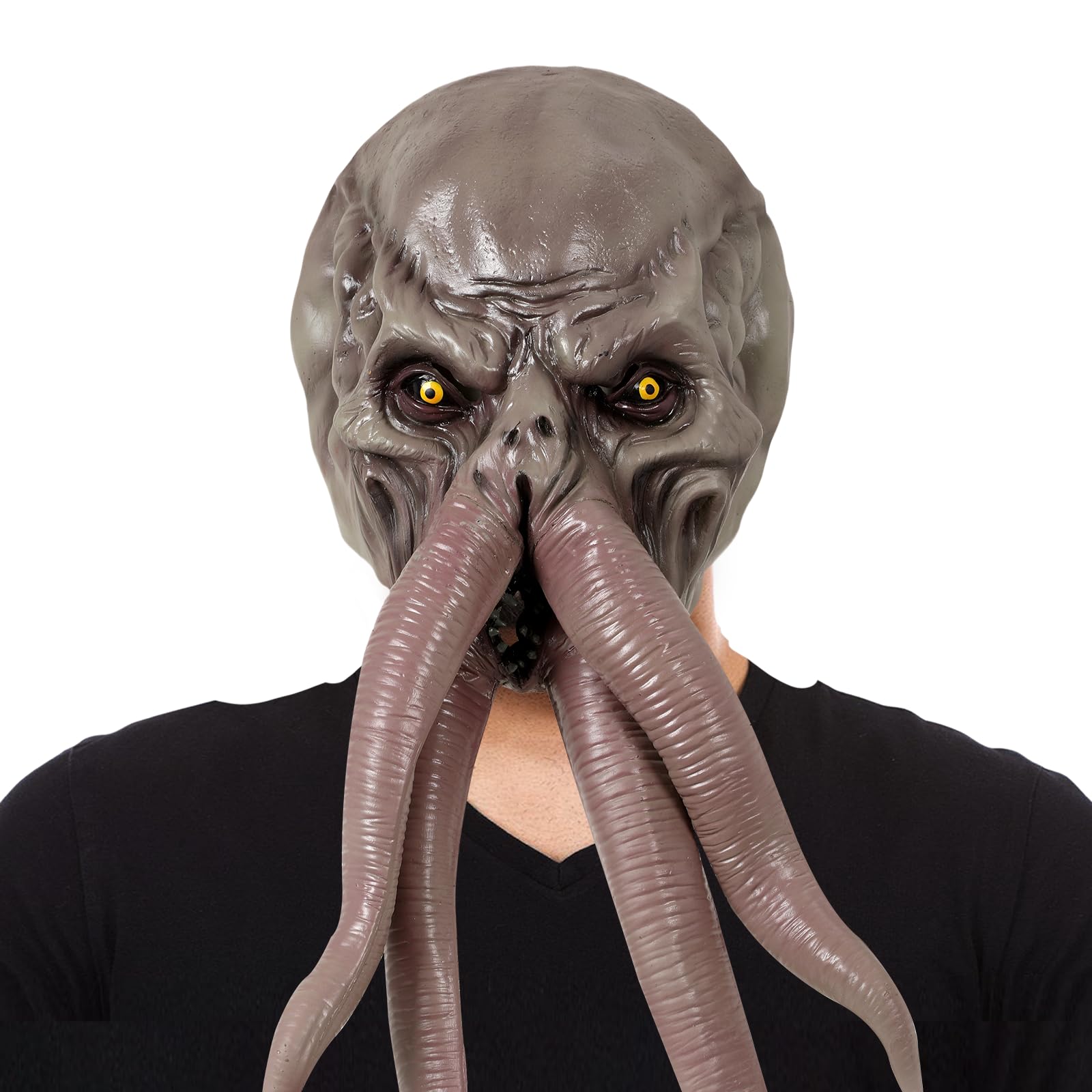 Jeyytyy Octopus Mask Adult Horror Deep Sea Creature Halloween Fancy Dress