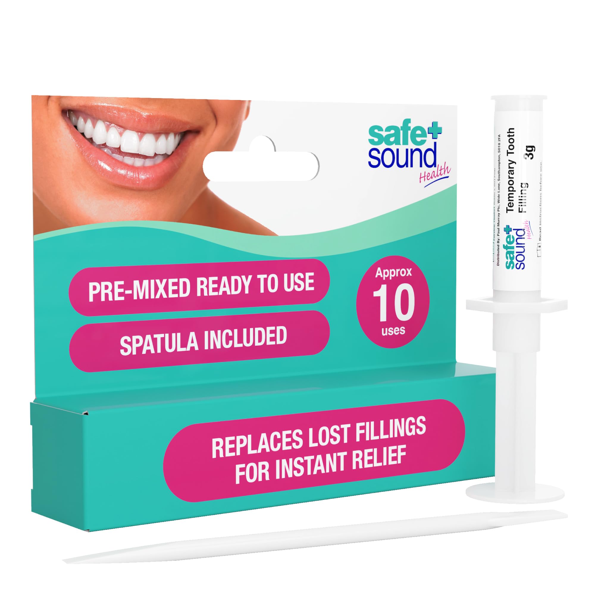 Safe + Sound Dental Temporary Tooth Filling