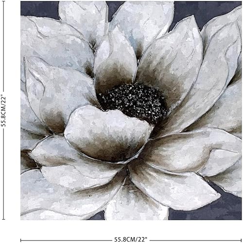 Miniatura 21 de Calcomanías murales de flores de loto blanco, calcomanías de pared personalizadas con flores florales, calcomanías de vinilo para mural con citas