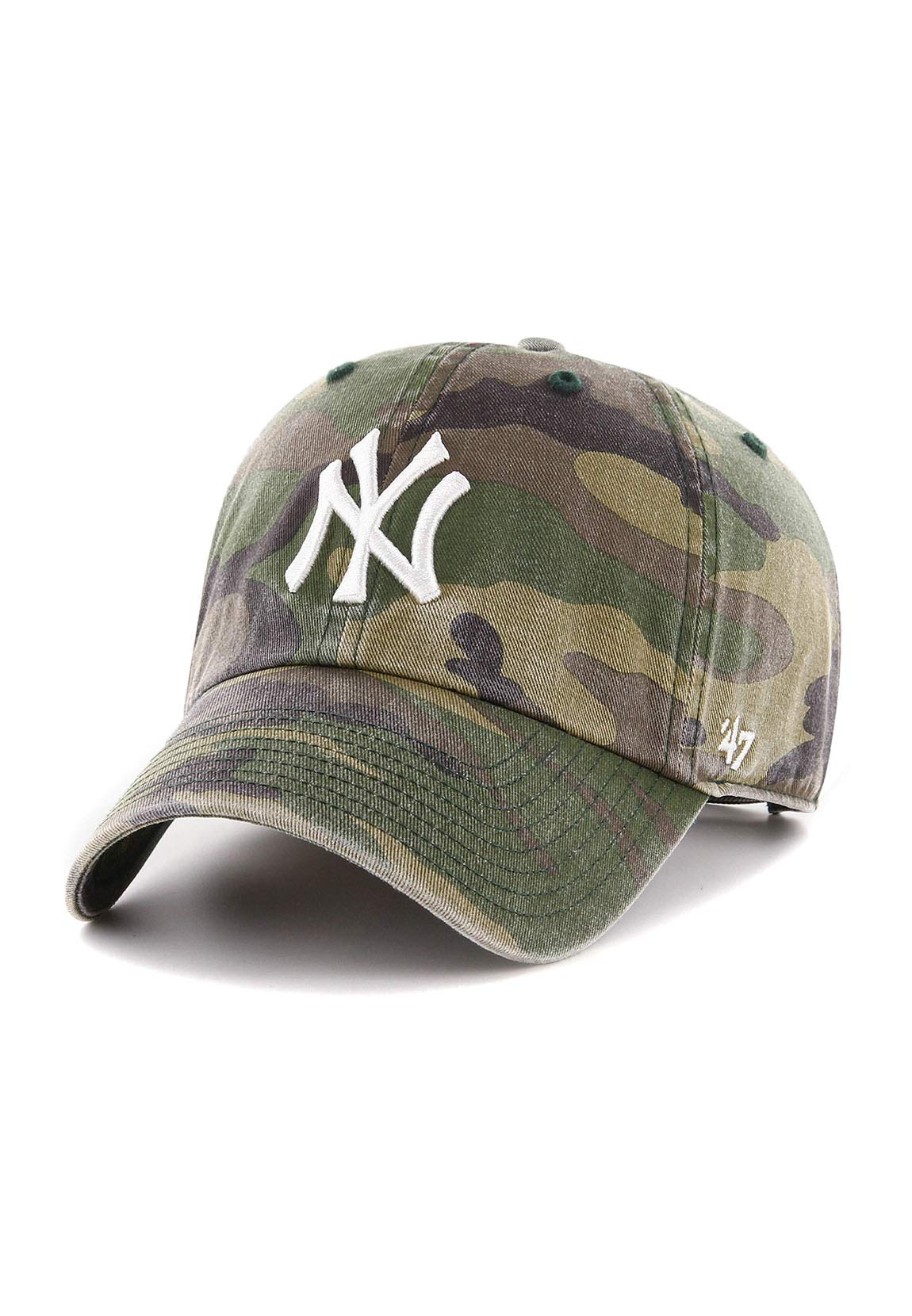 '47 Brand Relaxed Fit Cap - Washed New York Yankees Wood camo
