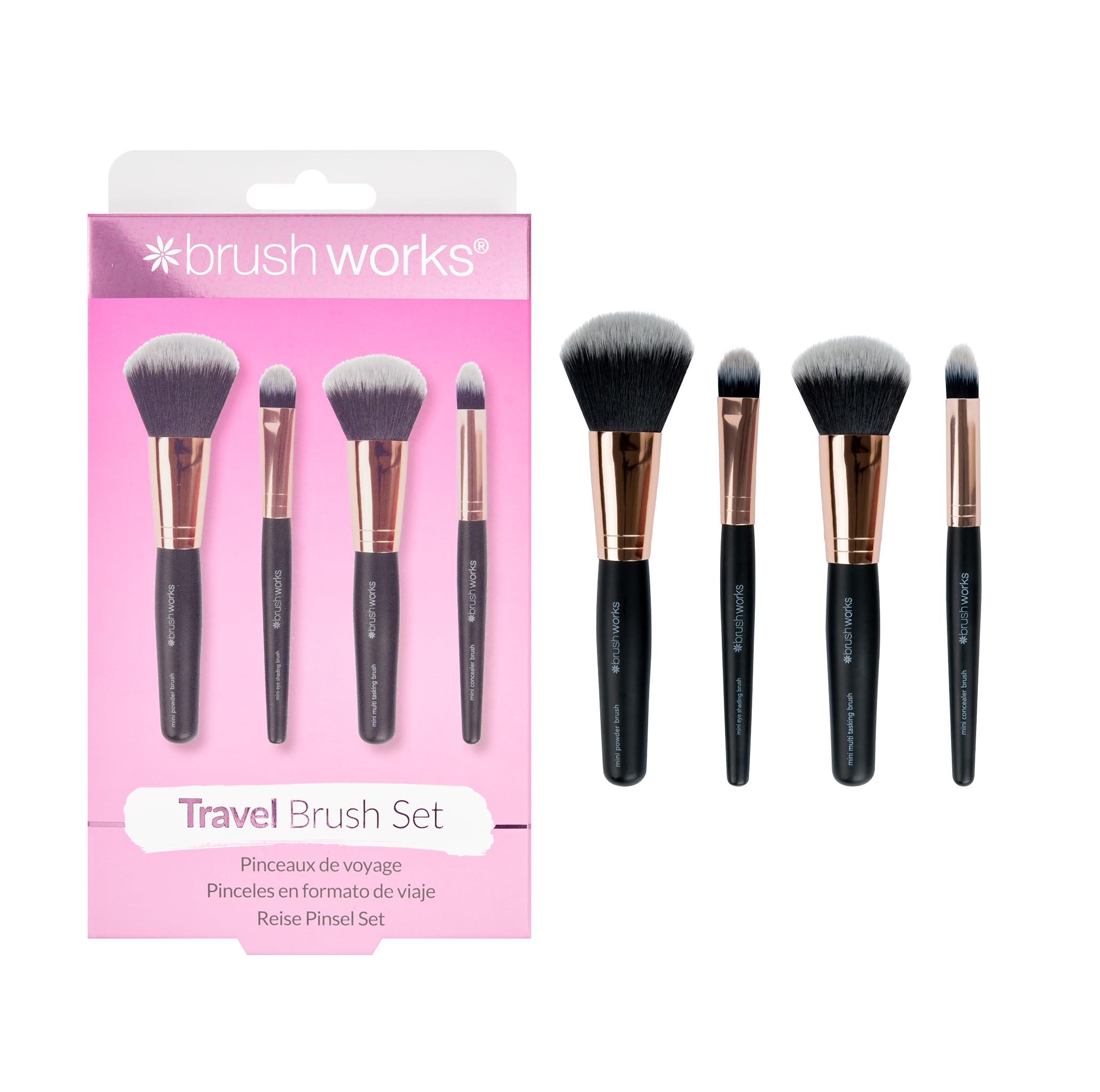 Brushworks Travel Makeup Brush Set