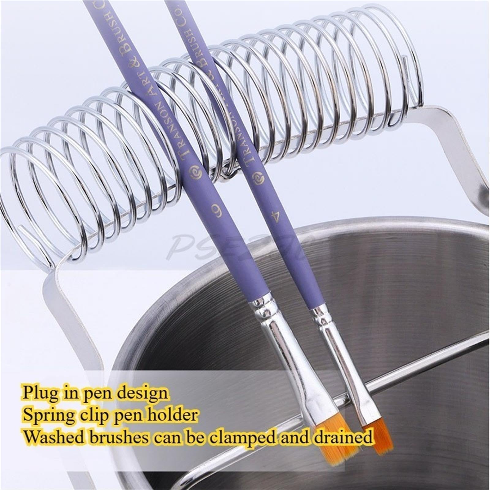 Grand seau de lavage brosses en acier inoxydable
