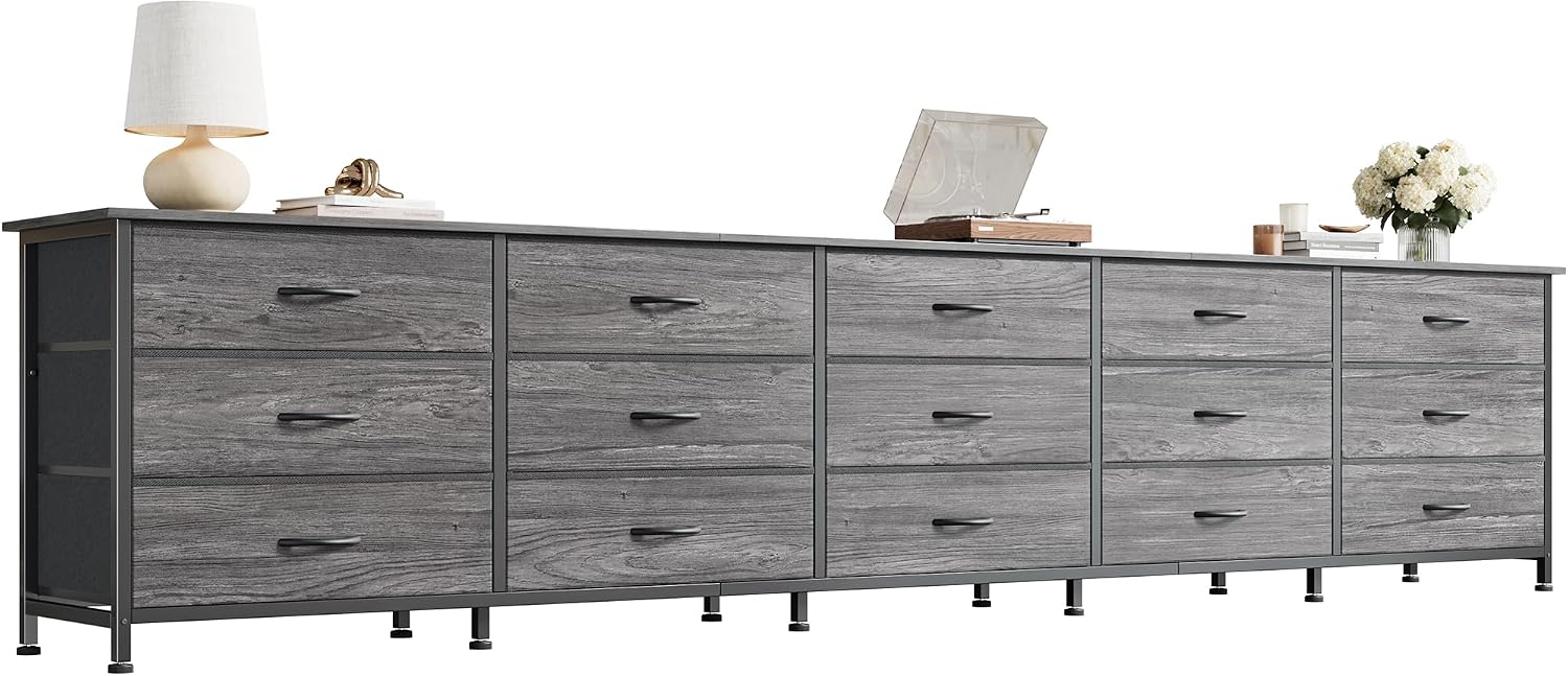 Huuger 94.5 Inch Extra Long Dresser for Bedroom, Large Dresser for Closet