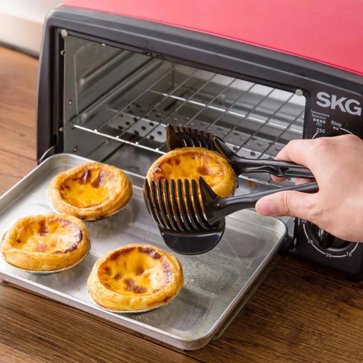Handheld Plastic Tomato Slicer Clamp for Even Onion Cutting