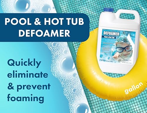 Miniatura 2 de Antiespumante para piscina y bañera de hidromasaje, 1 galón, elimina rápidamente la espuma en piscinas o jacuzzis.