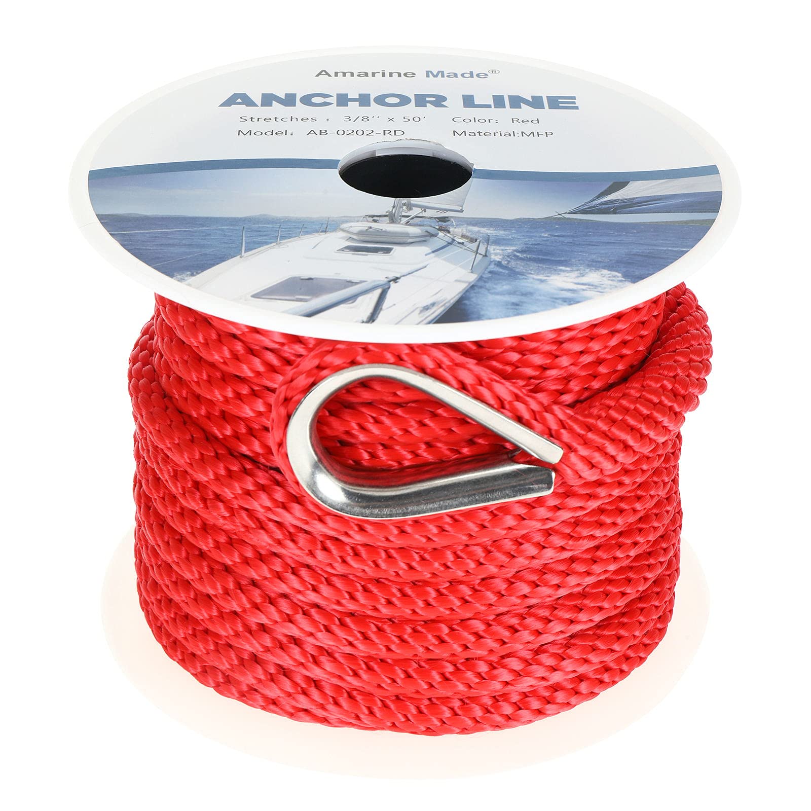 Red Anchor With Rope