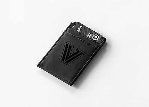 Miniatura 204 de Rico Industries NCAA - Cartera de bolsillo frontal grabada con láser - Compacta/cómoda/delgada Marrón