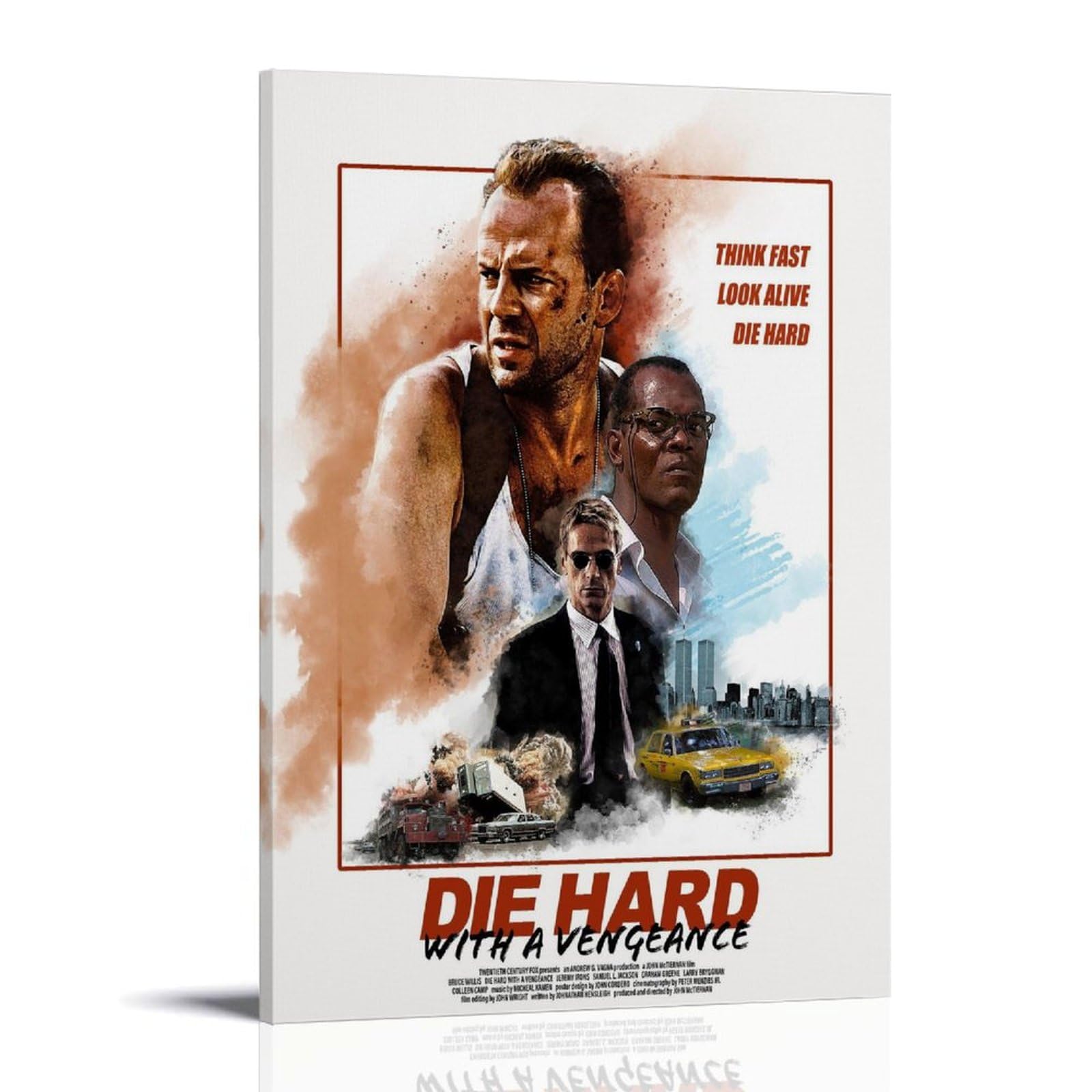 Amazon.co.jp: ダイ・ハード アクション映画ポスター ポスター装飾絵画