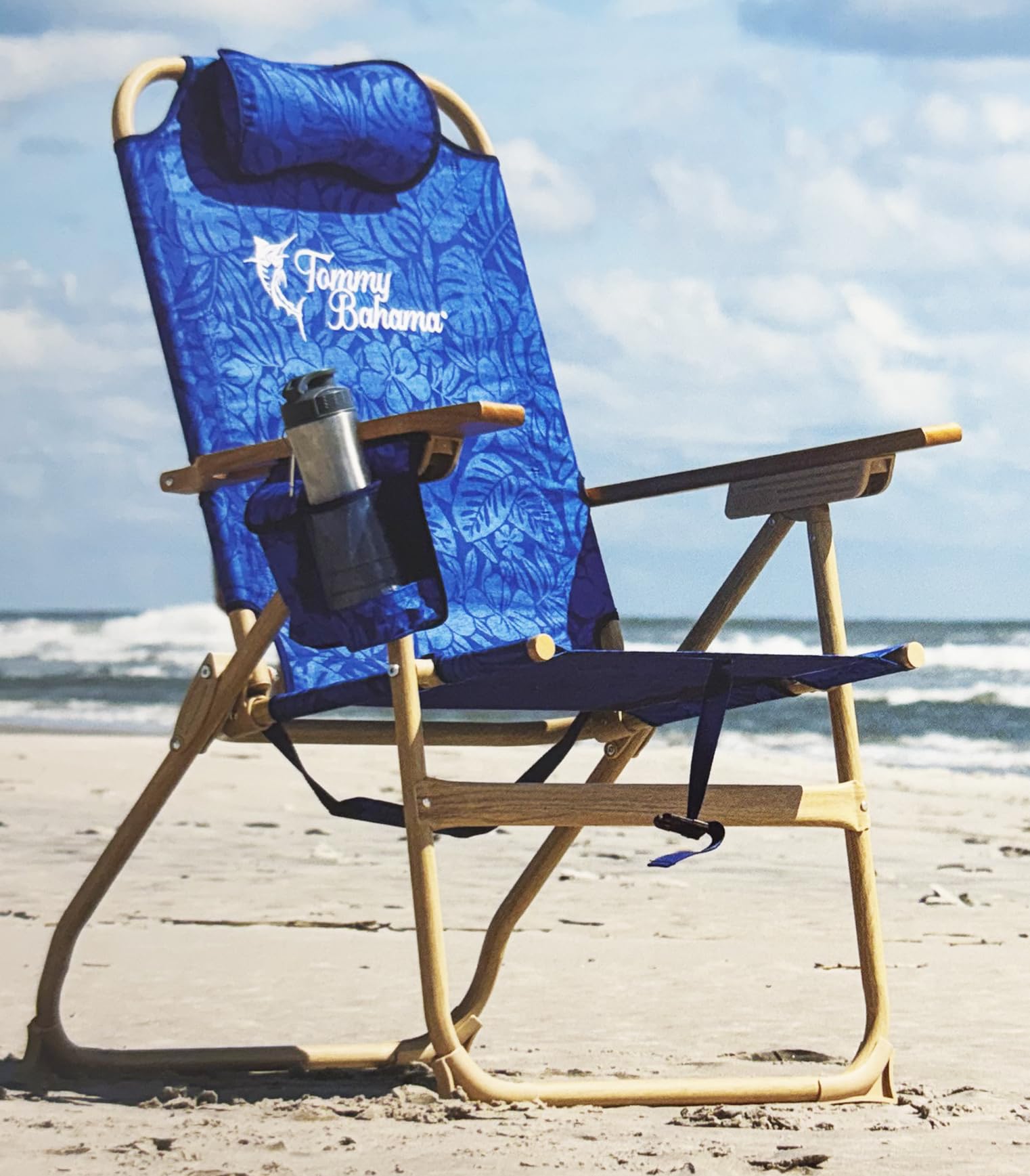 Amazon.com: Tommy Bahama 4-Position HI-BOY Folding Beach Chair