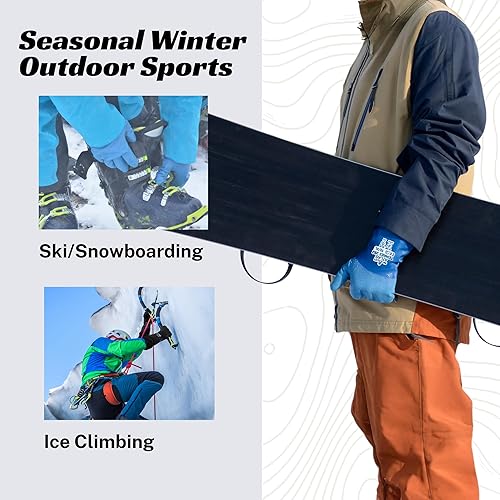 Miniatura 6 de SHOWA 282 - Guantes de trabajo impermeables y aislados, grandes (paquete de 12 pares)