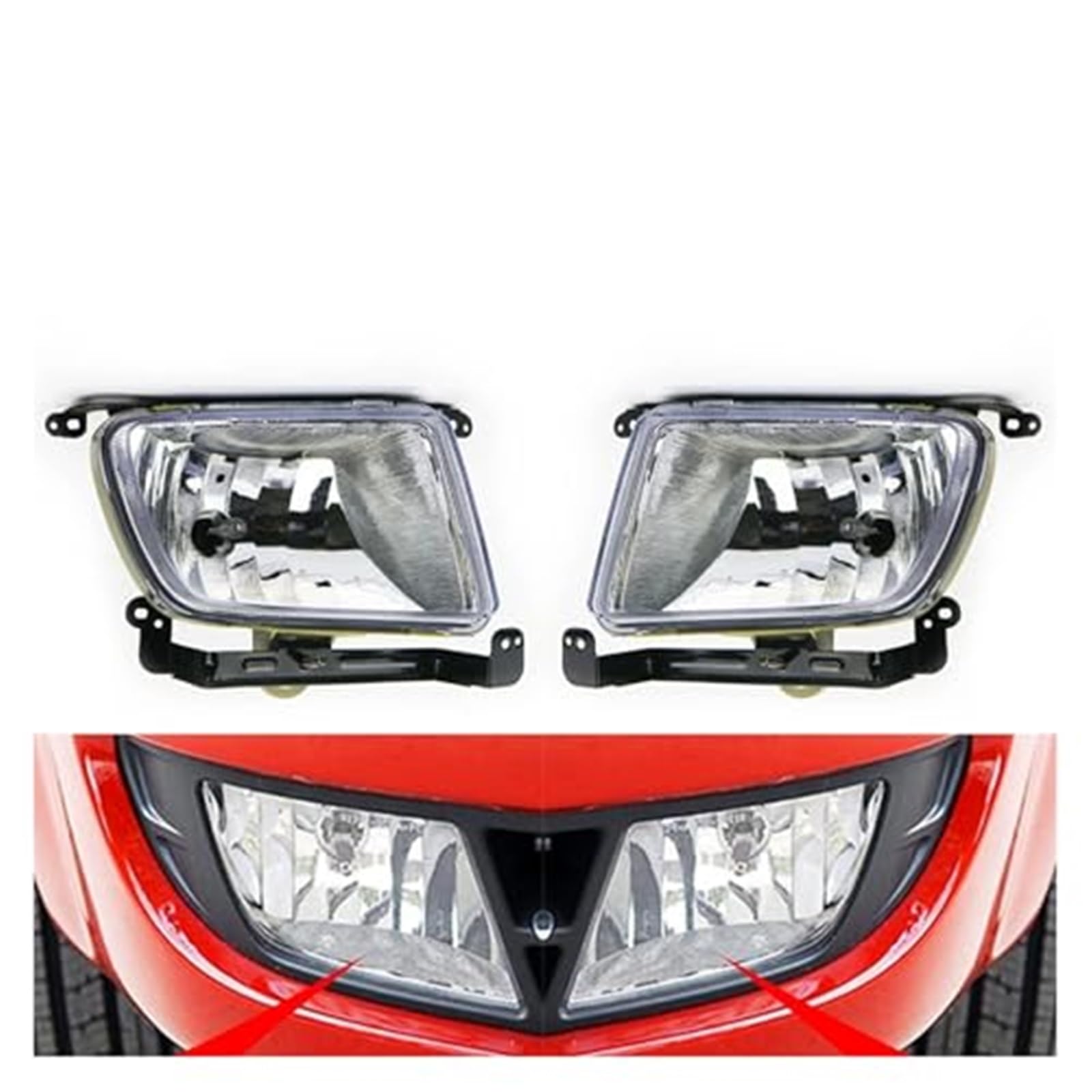 Reflektory LED DRL, do Kia, do Rio 2005 2006 2007 2008 2009 2010 2011 Światło przeciwmgielne Lampa przeciwmgielna Przednia osłona zderzaka samochodu Lampa sygnalizacyjna Światła przeciwmgielne