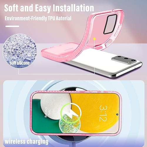 Miniatura 5 de Toycamp Funda para Samsung Galaxy S20 de 6.2 pulgadas  para mujeres, bonito diseño de dibujos animados de flamenco, niñas y adolescentes, bonita