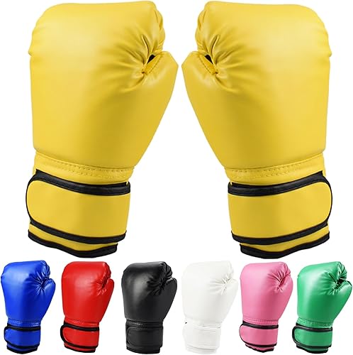 Guantes de boxeo para niños, guantes de boxeo para saco de boxeo, entrenamiento juvenil, kickboxing, Muay Thai