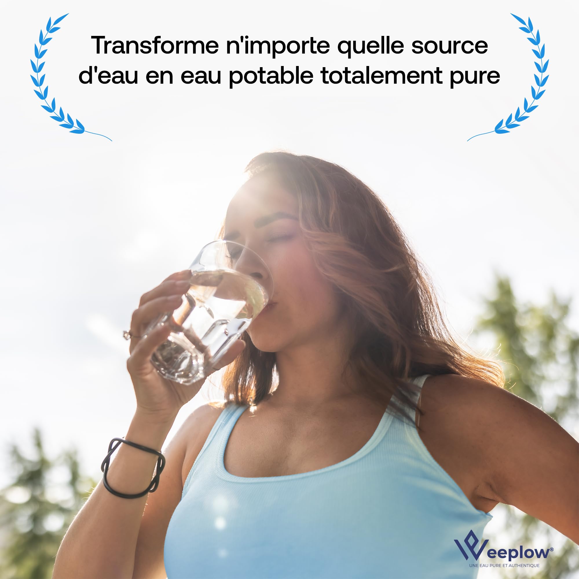 Weeplow® Venus ECO - Système de Filtration d'Eau par Gravité 5.6L Litres AISI 304 avec 2 Eléments de Purification O'Pure 2 Et Robinet 100% Inox (Inox, 5.6L ECO)