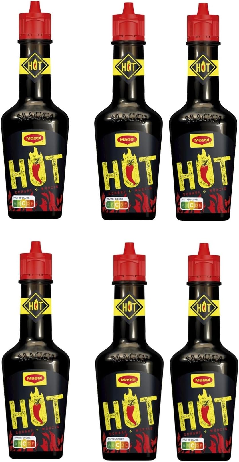 (6 PACK) - Maggi - Maggi Liquid Seasoning - Hot | 100ml | 6 PACK BUNDLE