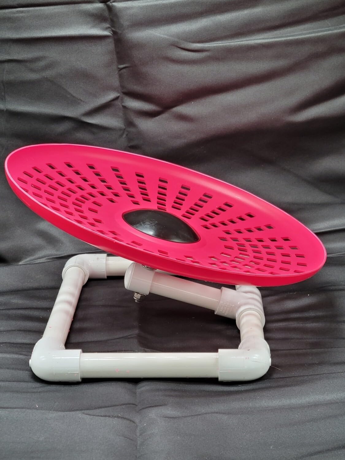Fuchsia Freedom Disk, NO. 1 recommendedWheel for Sugar Gliders by Owners and Breeders, Sugar Glider Wheel, freerunner Disk, free runner, freerunner (1 inch Floor Stand)