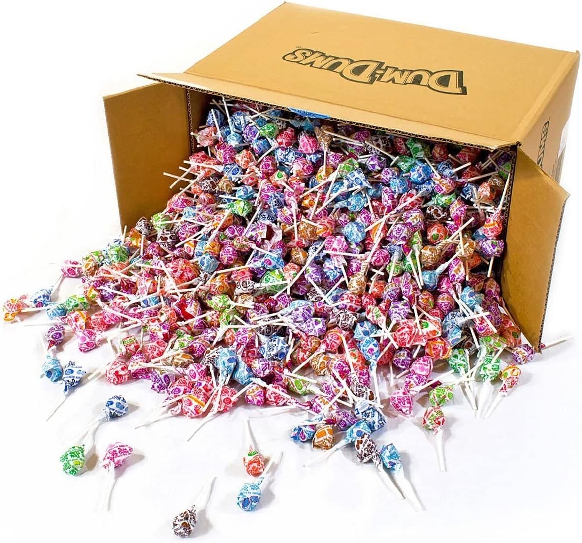 Generic Dum Dum Pops, Assorted Flavors Lollipops in Bulk Candy - (3 Pound)- - All-Time Classic Flavors - Lollipops Bulk, Bulk Suckers, Individually Wrapped - Bulk Candy For Any Occasion