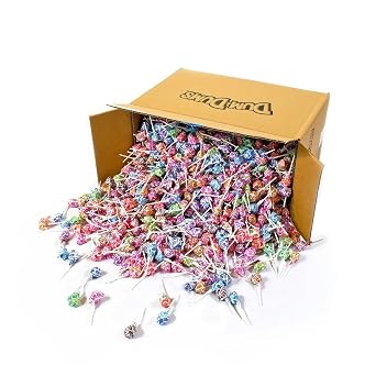 Dum Dum Pops, Assorted Flavors Lollipops in Bulk Candy - All-Time Classic Flavors - Lollipops Bulk, Bulk Suckers, Individually Wrapped 5-Pounds