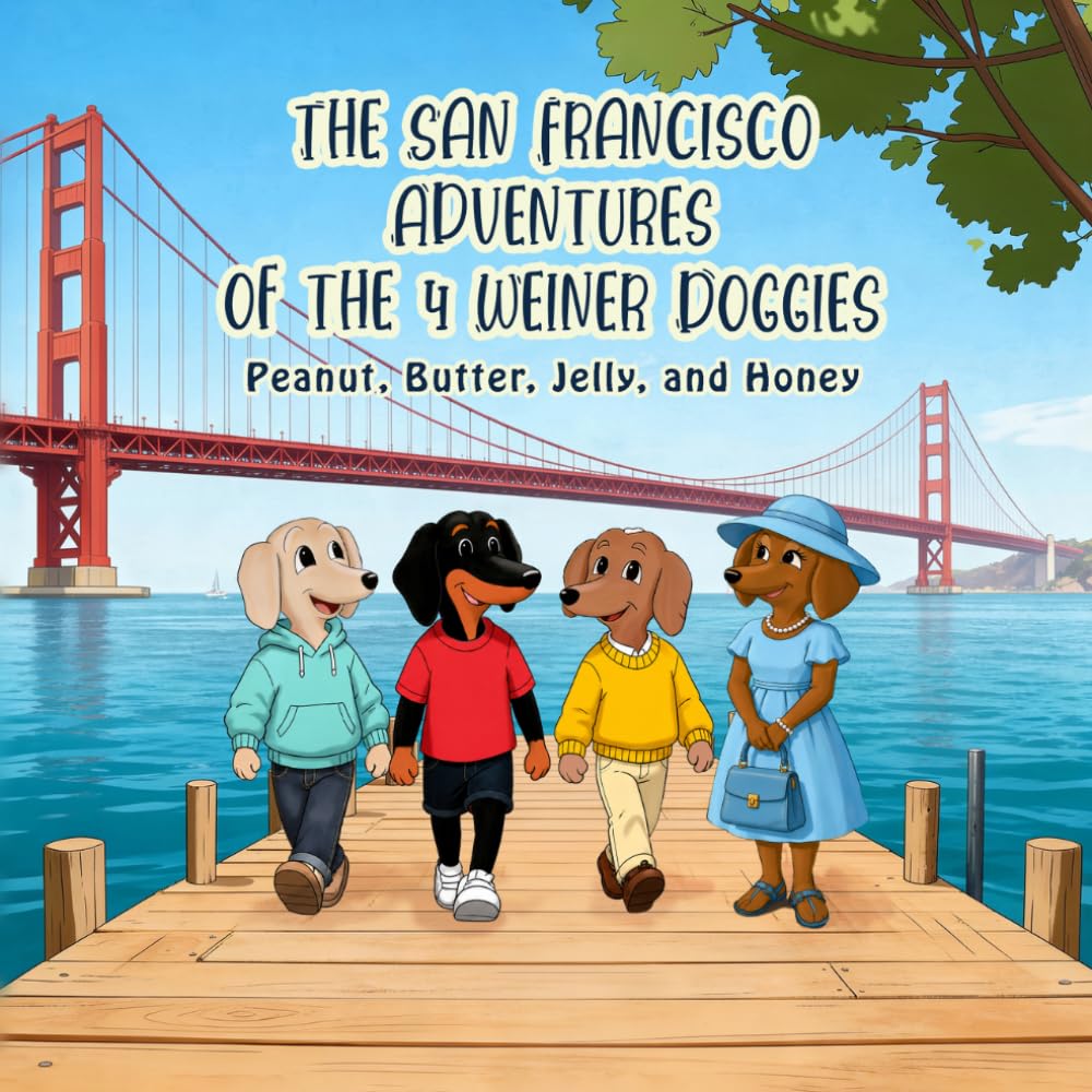 The San Francisco Adventures of the 4 Weiner Doggies: Peanut, Butter, Jelly, and Honey