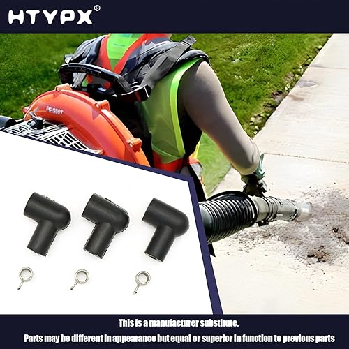 Miniatura 5 de 135-053 Bota de bujía para Stens 135-053 0.197 in alambre impermeable y a prueba de golpes (3 piezas)