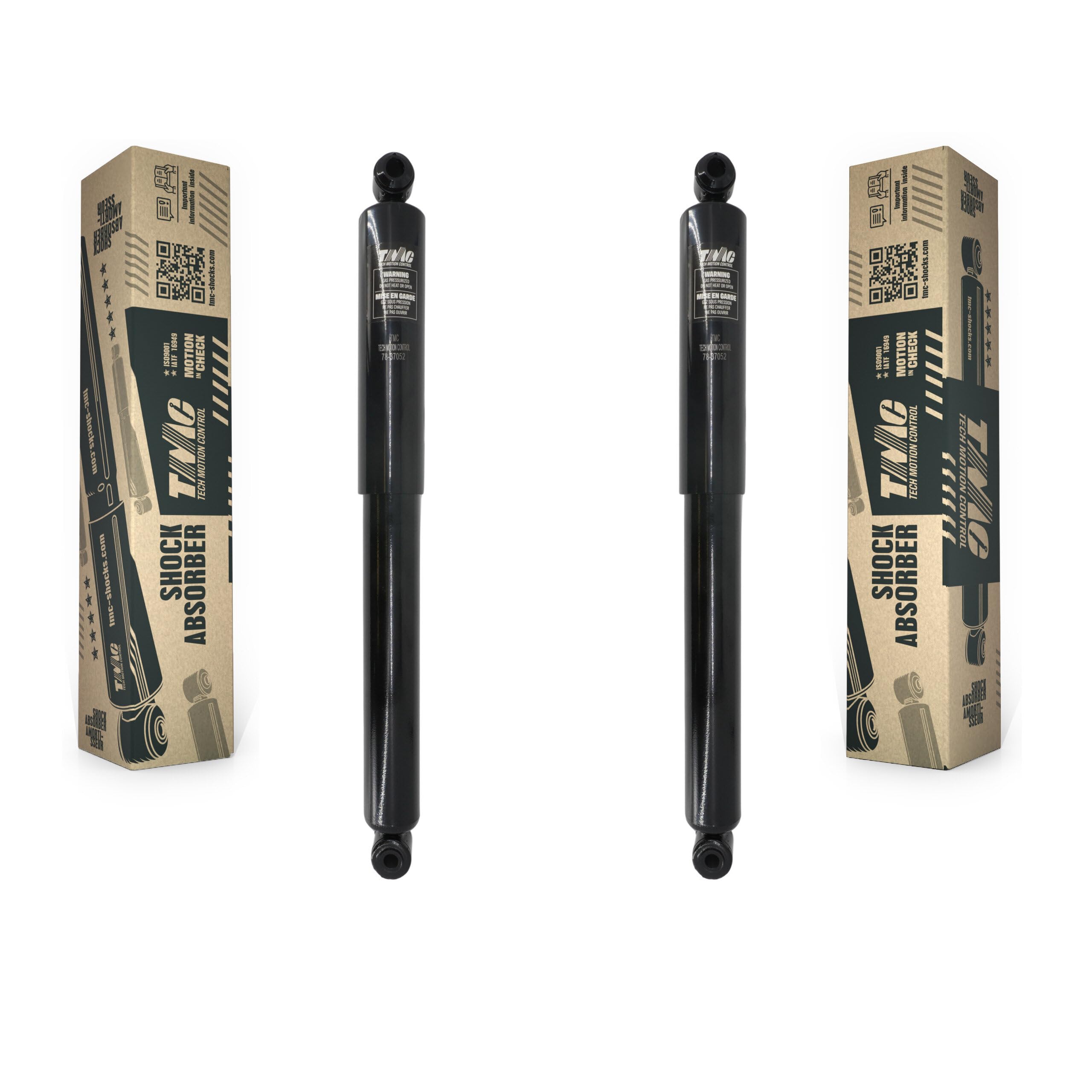 TMC Rear Suspension Shock Absorbers Pair Replacement For Honda Civic - Left Right Side (Driver Passenger) K78-100412 — view 24