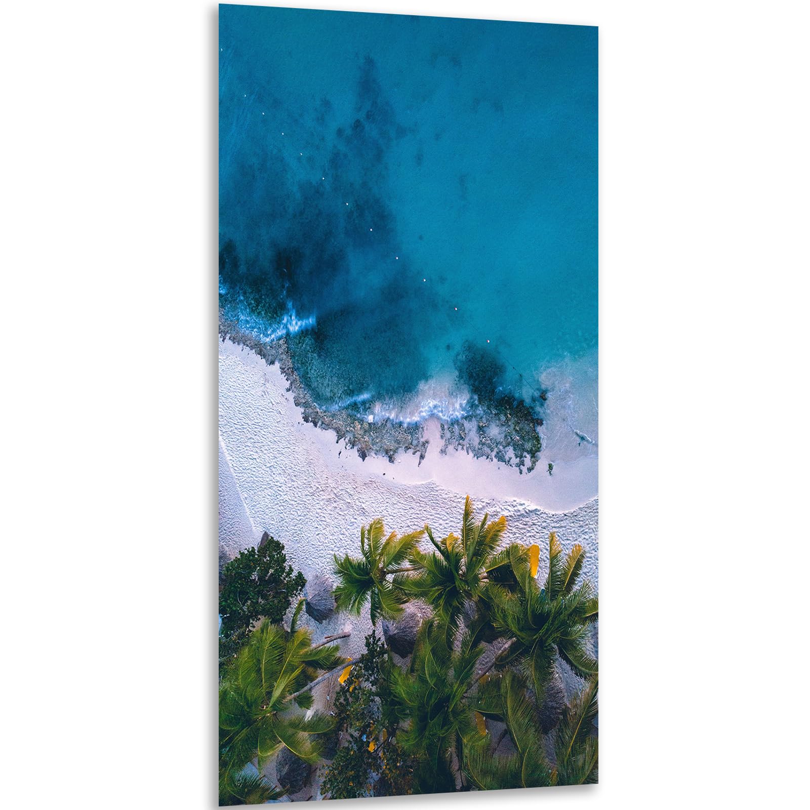 Instarry 5D Diamond Painting Kit Foresta Della Spiaggia dell'Oceano Decorazione per Casa e Pareti 120x60 cm