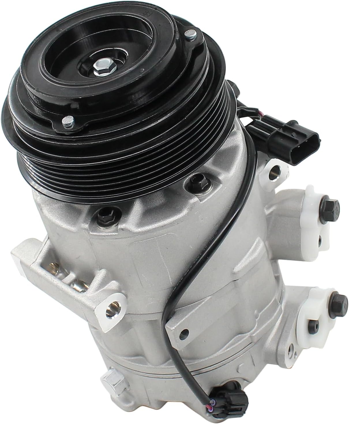Air Conditioner A/C Compressor with Clutch 6-Groove Pulley for Kia Seltos 2021-2025, Soul 2020-2025