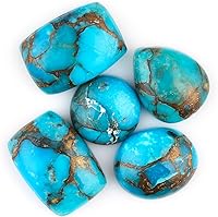 Vista 22 de 5pcs, Bulk Natural Gemstone Cabochon, Polished Flatback Stone, Wholesale Loose Cabs Supply, DIY Jewelry Making, Chakra Healing Crystal, Birthstone