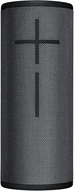 Ultimate Ears MEGABOOM 3 Wireless Bluetooth Speaker (Powerful Sound + Thundering Bass, Bluetooth, Magic Button, Waterproof, Battery 20 hours, Range 45 m) - Night Black