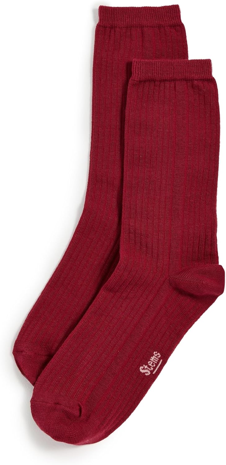 STEMS Women's Cotton Cashmere Crew Socks