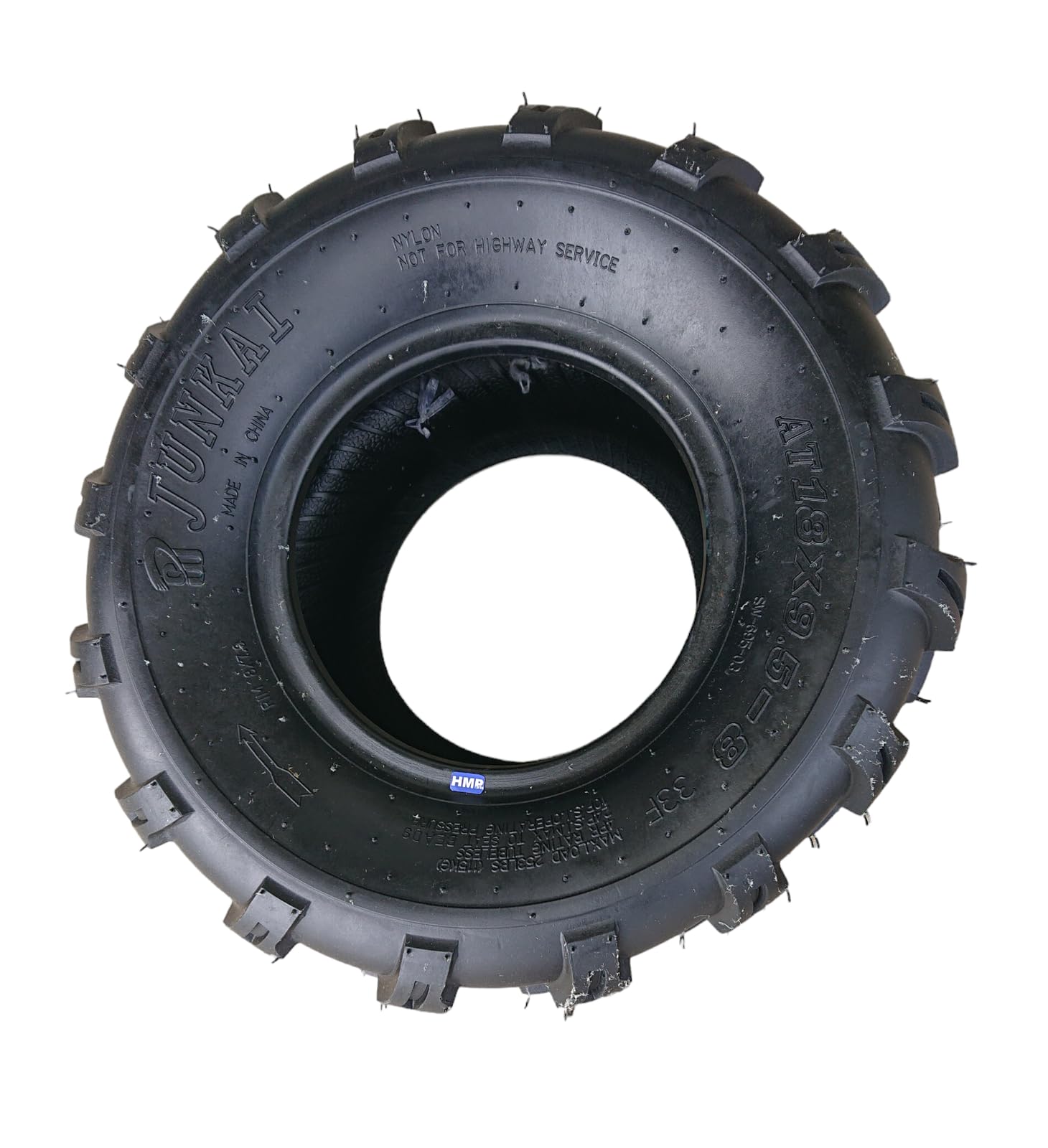 Pneumatici 18x9.50-8 33F Set (2x) JUNKAI per cerchione 8x7.00" trattore, tosaerba, quad, ATV, spazzaneve