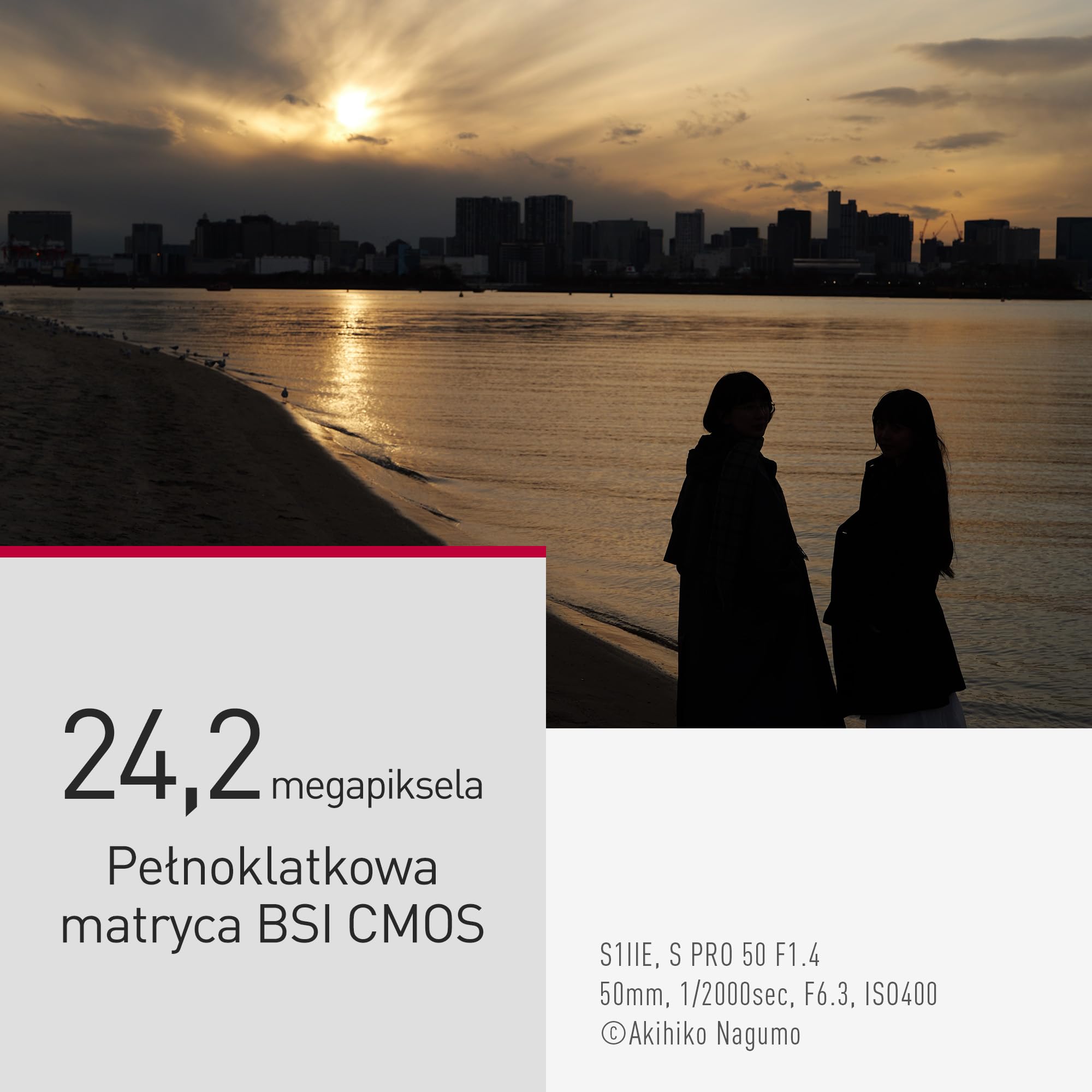Panasonic LUMIX DC-S1M2ESE | Pełnoklatkowy aparat bezlusterkowy, 24 MP, Cs4K 60p, 6K 30p Open Gate, ProRes RAW, fazowy AF Hybrydowy, L-Mount, sam korpus, czarny