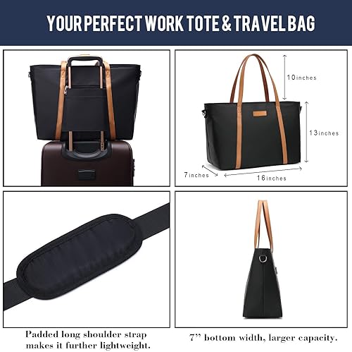 Miniatura 6 de Bolsa de mano para mujer para el trabajo de profesores 156 bolsas para laptop bolso de playa