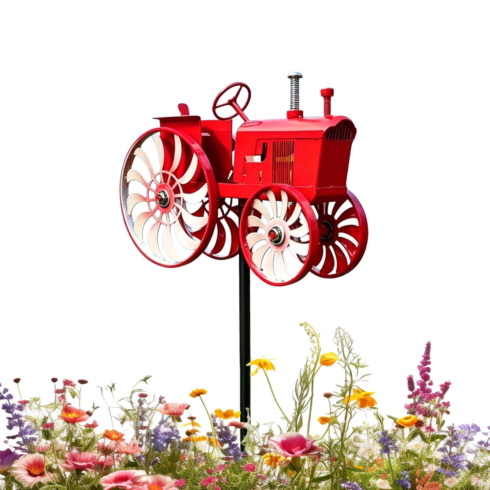 Moulin à vent de jardin pour animer le paysage d'une fête champêtre ou d'un balcon