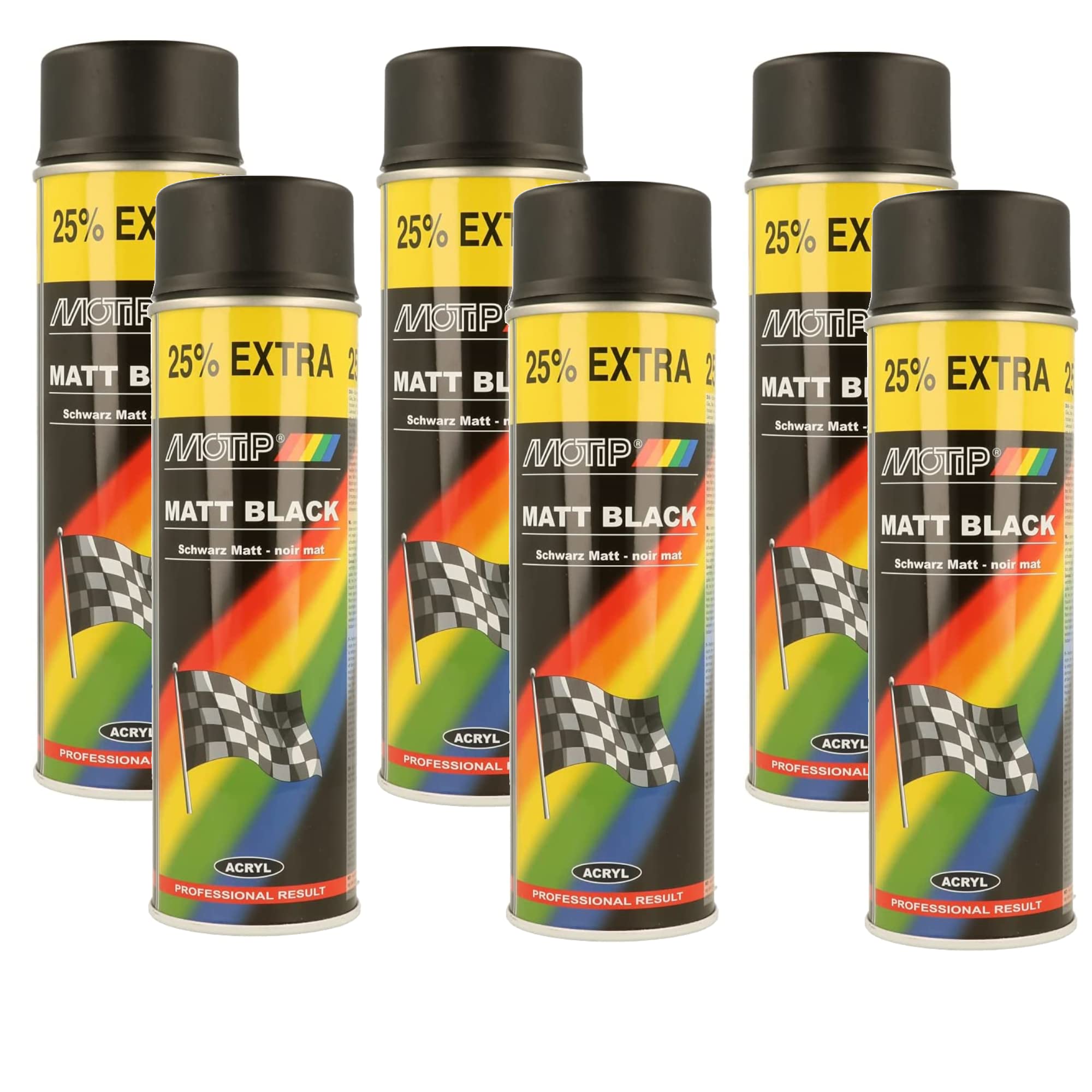  MOTIP matt schwarz - 500ml Set für Wohnraumdekoration
| MOTIP matt schwarz 500ml Set - moderne Deco für jeden Raum
| MO