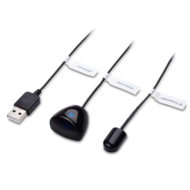 Cable Matters Infrared Remote Extender Cable 3m (IR extender, IR Blaster), IR Repeater Cable - 3m