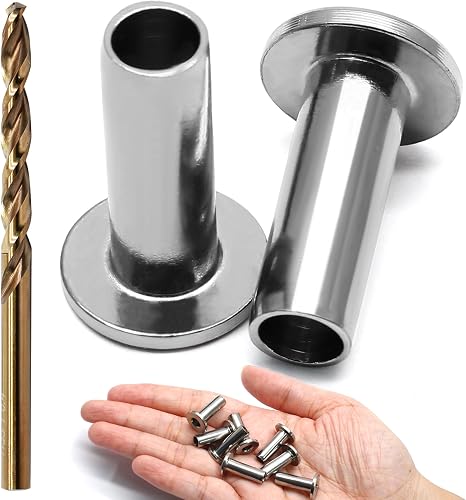 SOVNSG T316 Stainless Steel Protector Sleeves, 1/8" 5/32" 3/16", 120 Pack