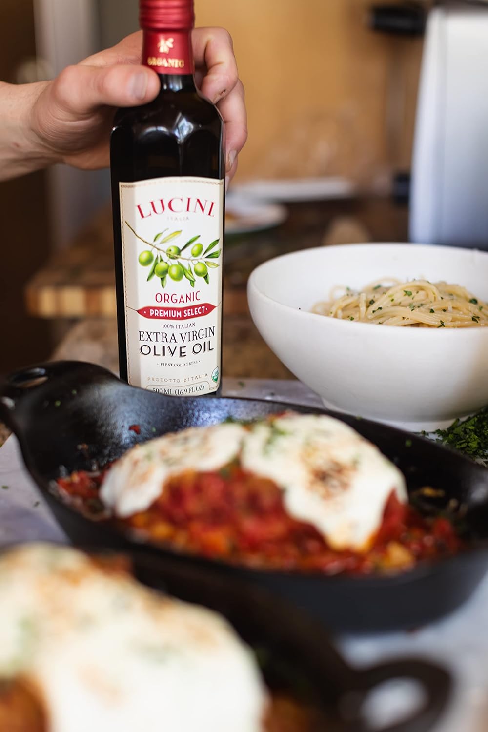 Lucini, Extra Virgin Olive Oil Collection (Premium Select Organic, 500 mL (Pack of 2)) - Image 3