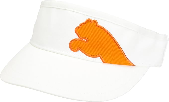 orange puma visor