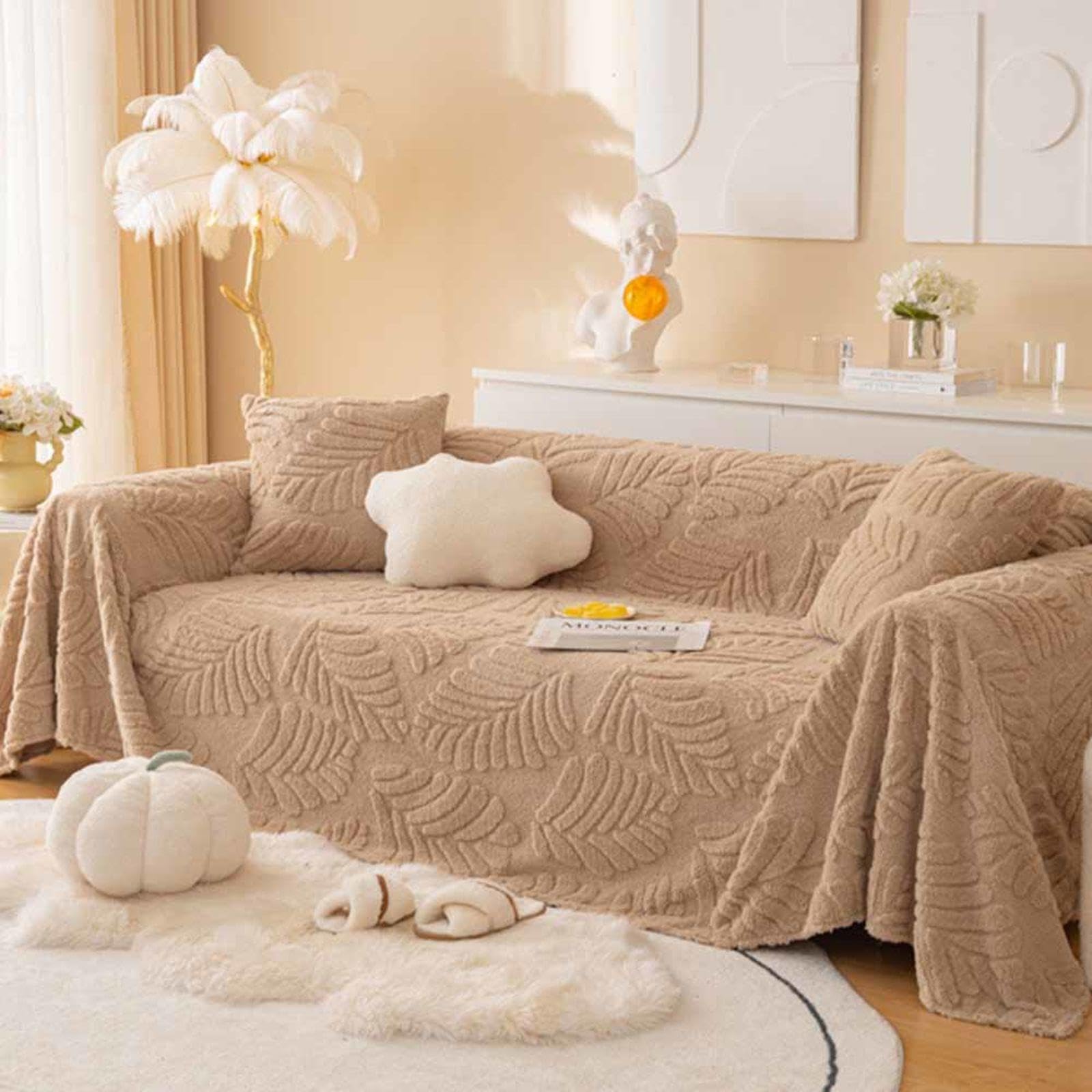 Extra Large Sofa Throws T180x320cm Stylish and Soft Throws for 4 Seater Sofas