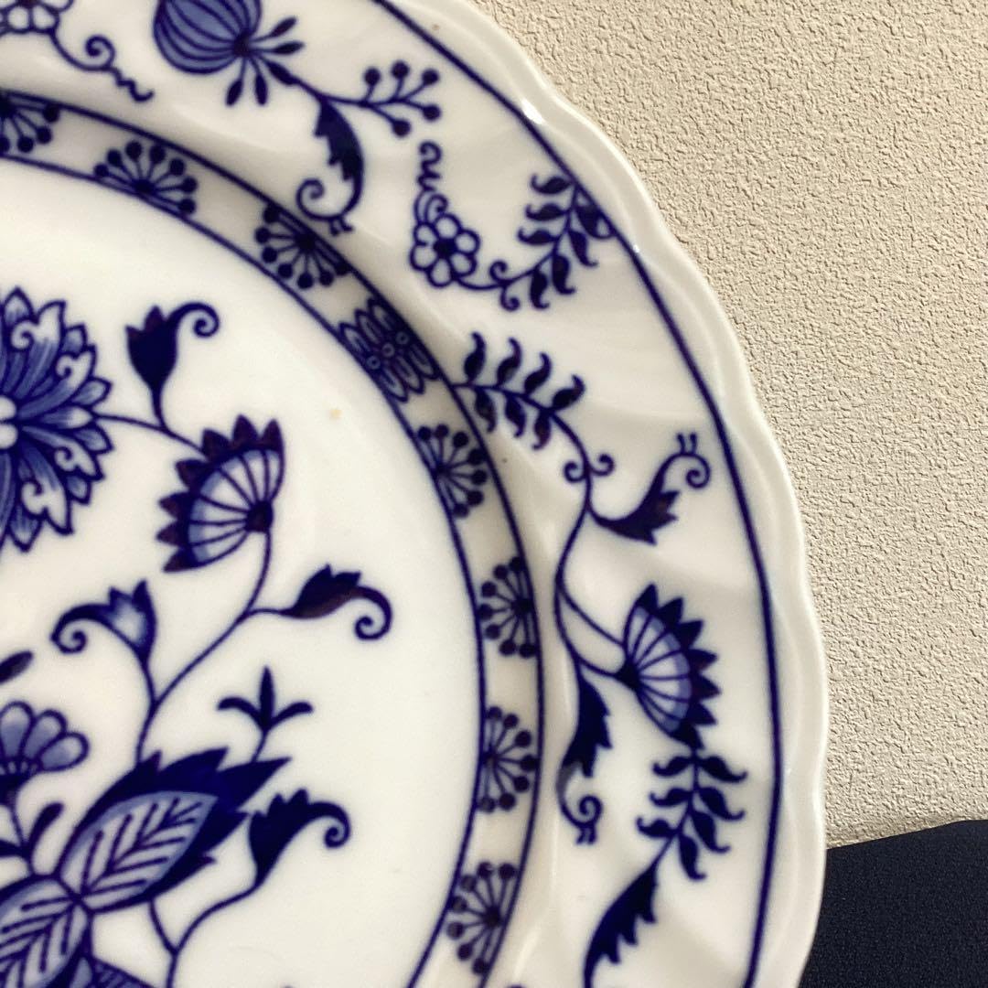 新品　Blue Elbe by Tanyo ブルーエルベ 皿　ボタニカル柄　28 新品 Blue Elbe by Tanyo ブルーエルベ 皿 ボタニカル柄 28