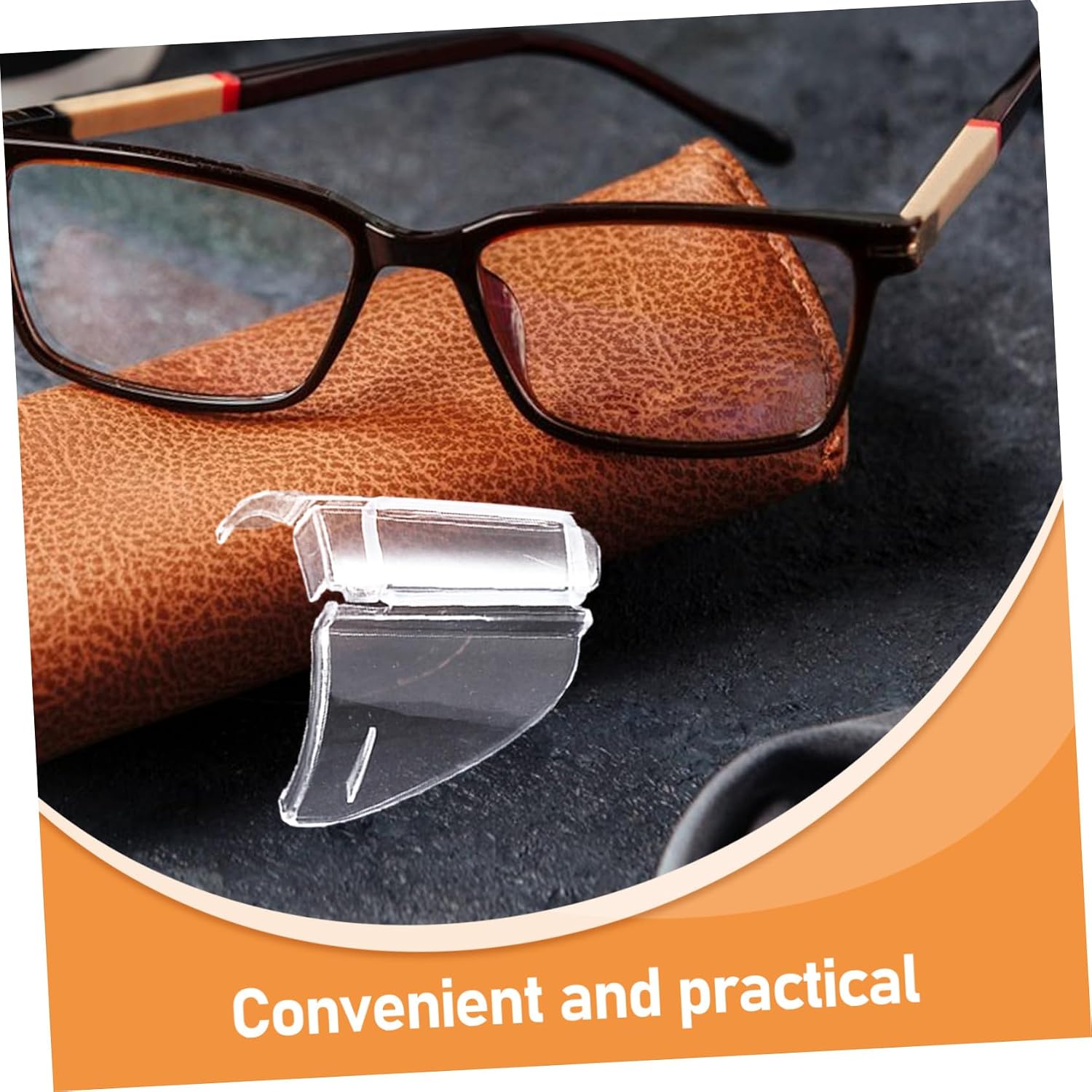 2pcs Universal Eyeglass Side Shields Metal Frame Side Guards for Protection Compatible Most Glasses for Safety and Comfort